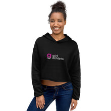 Load image into Gallery viewer, Girl Athlete Crop Hoodie