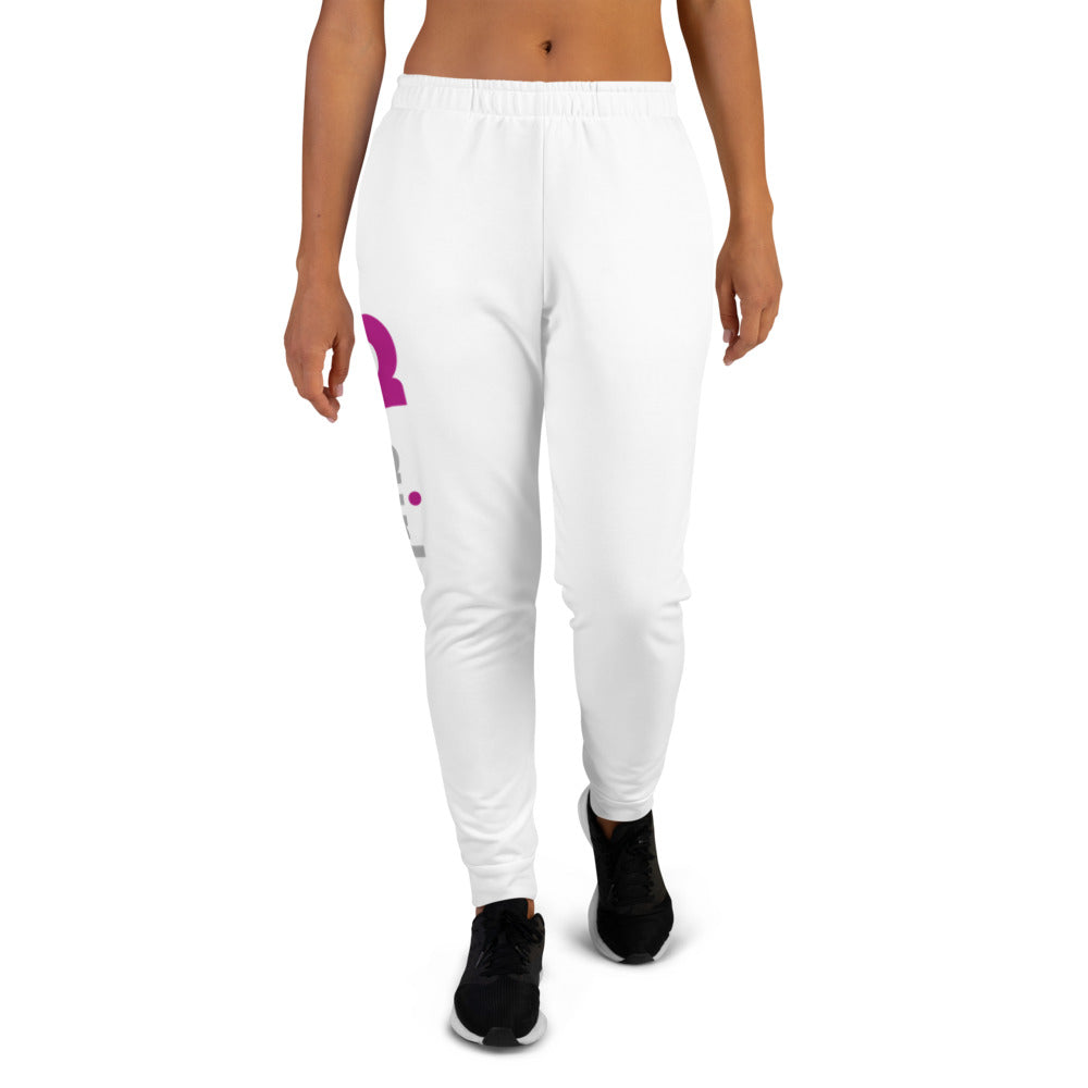 Girl Athlete Joggers (White)